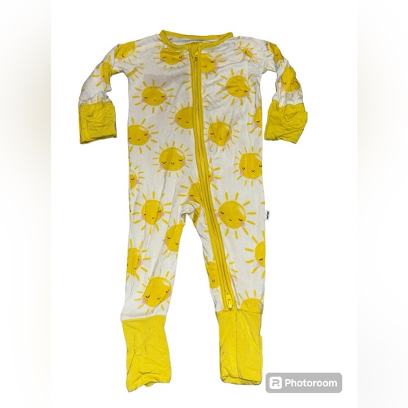Little Sleepies Other - Little Sleepies yellow Sun pajamas